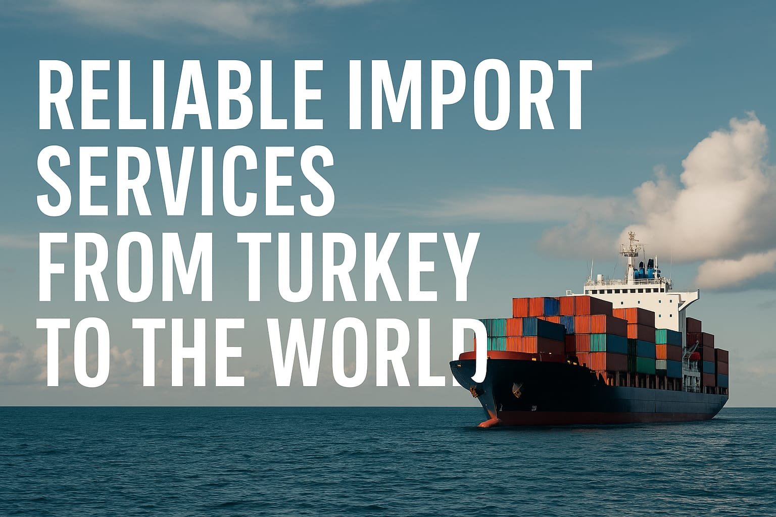 Reliable Import Services from Turkey to the World